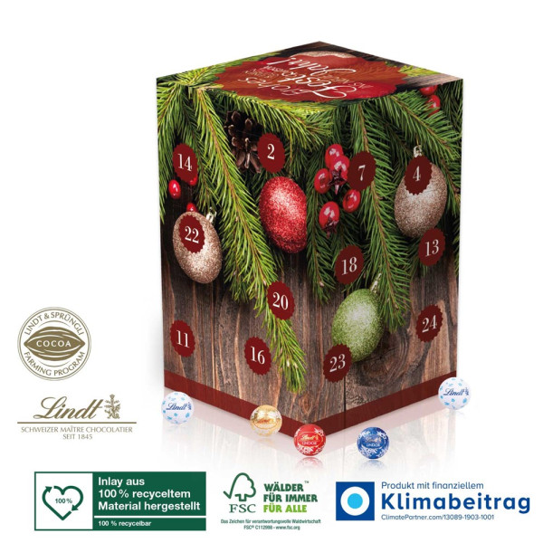 Adventskalender Cube „XL“ mit Lindt Schokolade